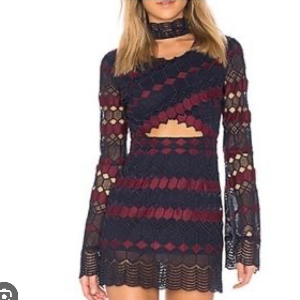 X by NBD Kristine Crochet Mini